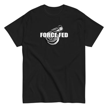 Force Fed T-Shirt - Car Guy Turbo Shirt in black